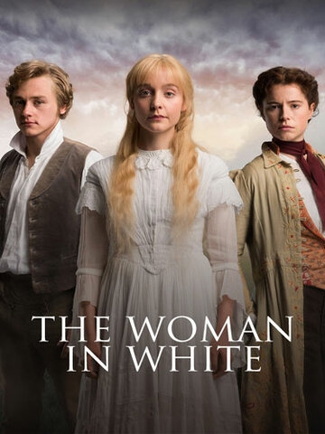 Женщина в белом постер